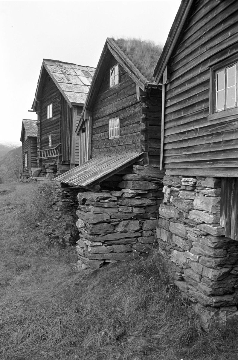 Serie Fra Folkemuseet I Voss Nov 1961 Voss Hordaland Norsk