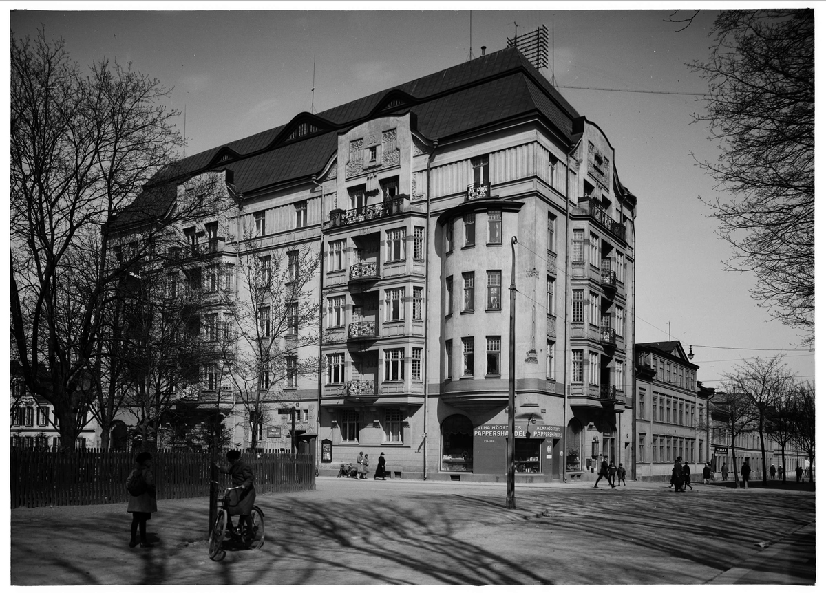 Rappska huset, kvarteret Hervor, Sysslomansgatan - Skolgatan, Uppsala ...