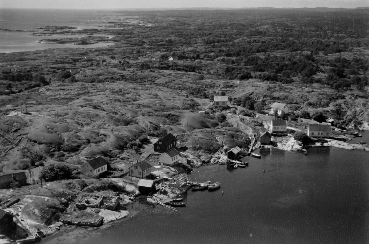 Flyfoto fra Portør, Levang 21/8-52. Kragerø - Telemark museum ...