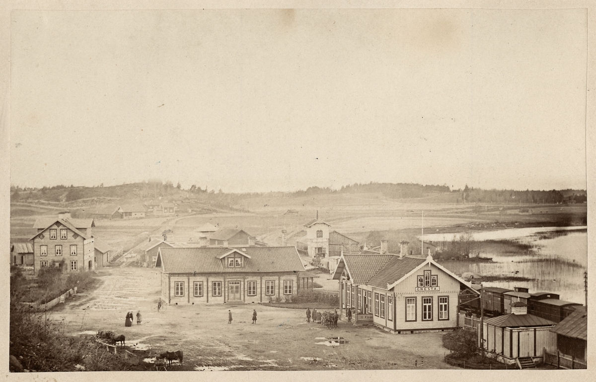 Gnesta station. - Järnvägsmuseet / DigitaltMuseum