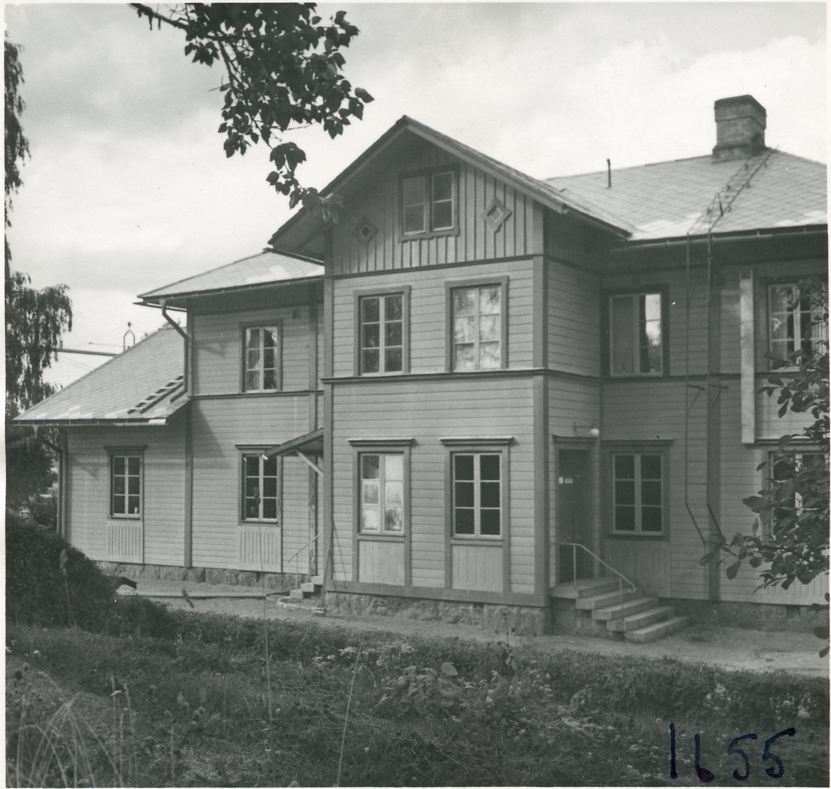 Helgum Station. - Järnvägsmuseet / DigitaltMuseum